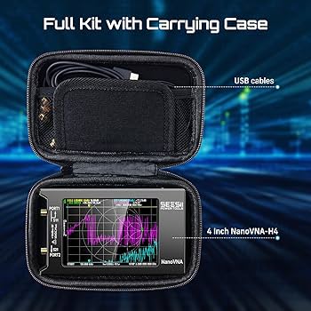 テレビ NUON SEESII NanoVNA-H4 Vector Network Analyzer V4.3 10KHz-1.5GHz